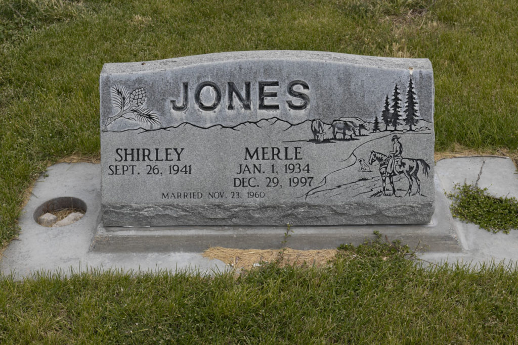Merle & Shirley Jones Headstone