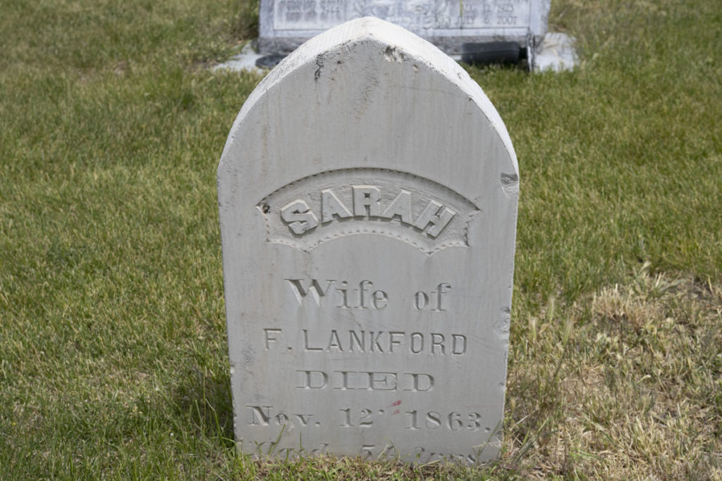 Sarah Lankford Headstone