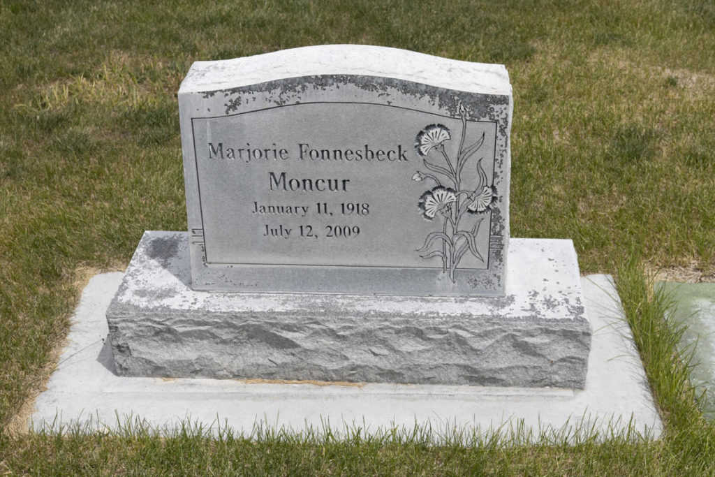 Marjorie Fonnesbeck Moncur Headstone