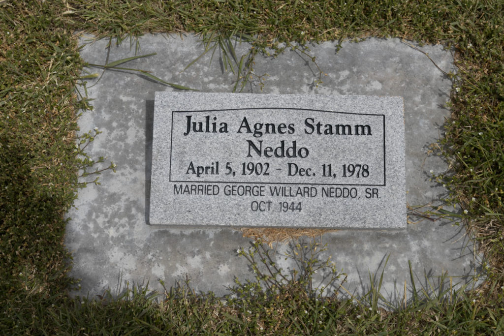 Julia Agnes Stamm Neddo Headstone