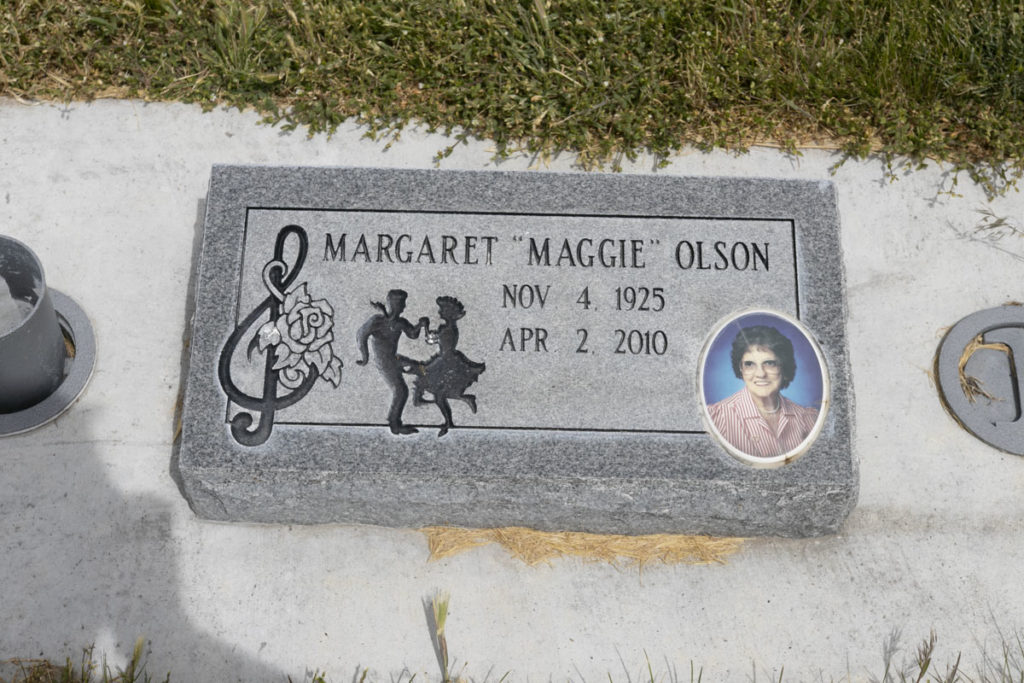 Margaret Maggie Olson Headstone