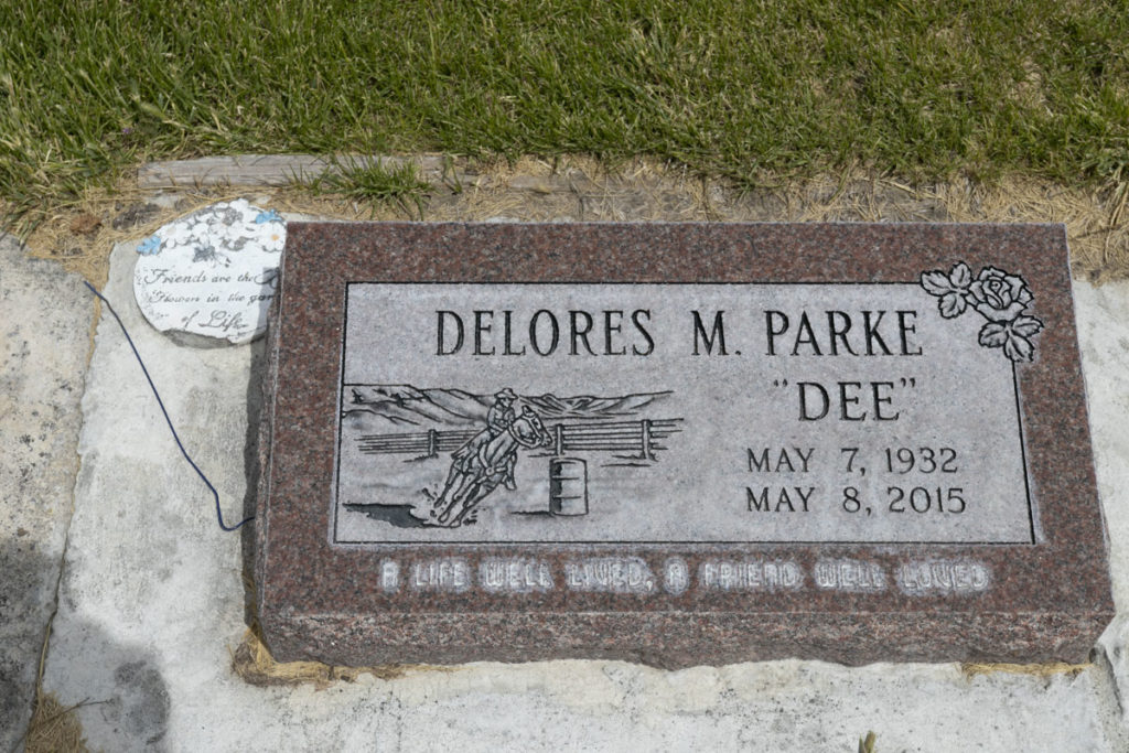 Delores M Parke Headstone