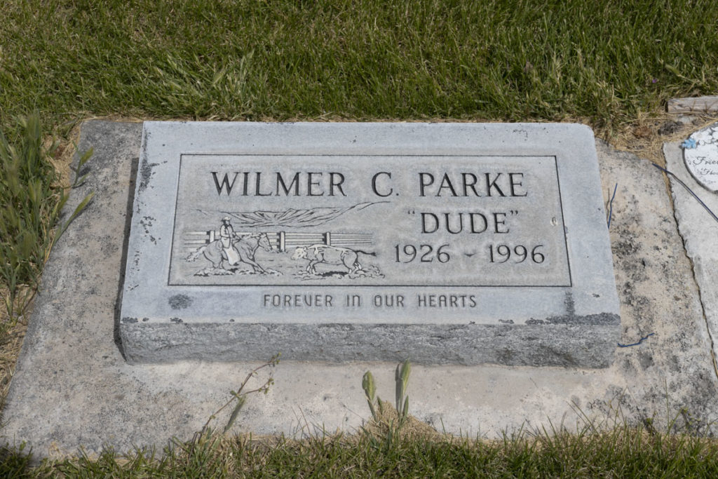 Wilmer C Parke Headstone