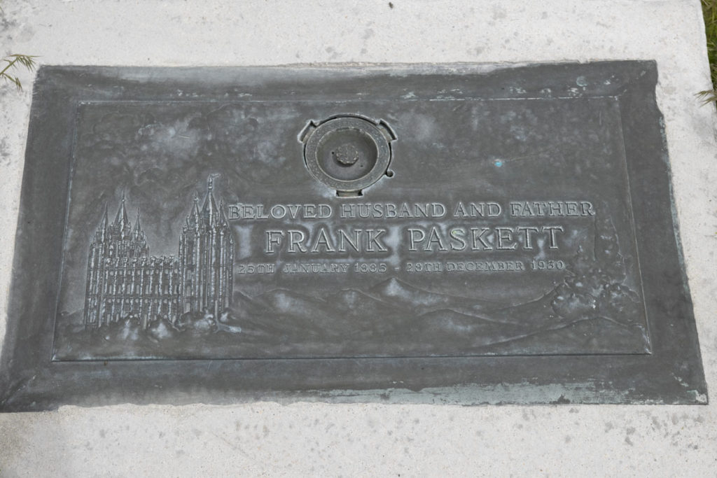 Frank Paskett Headstone