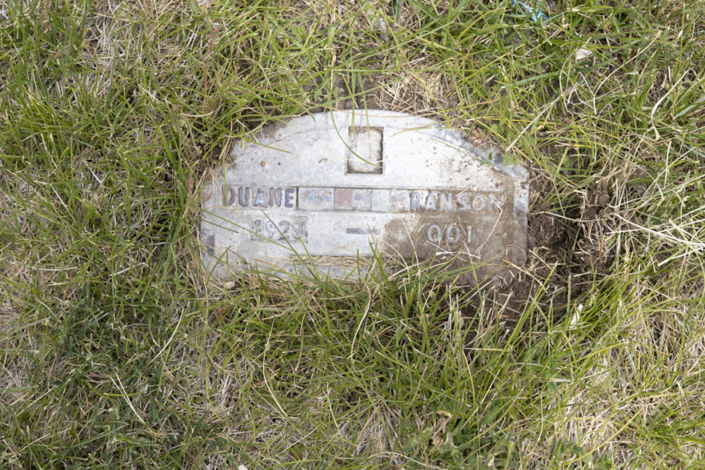 Duane Ransom Grave Marker