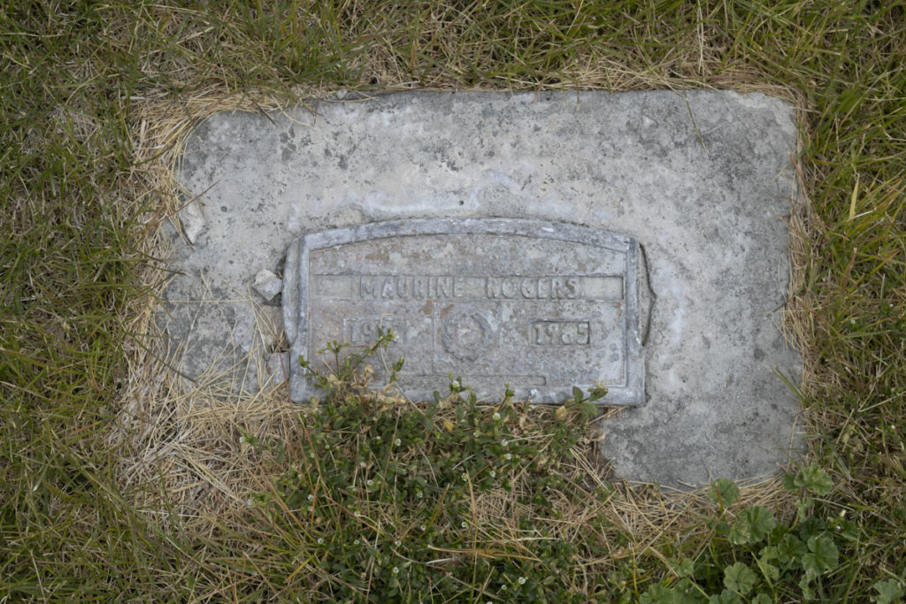 Maurine Rogers Grave Marker