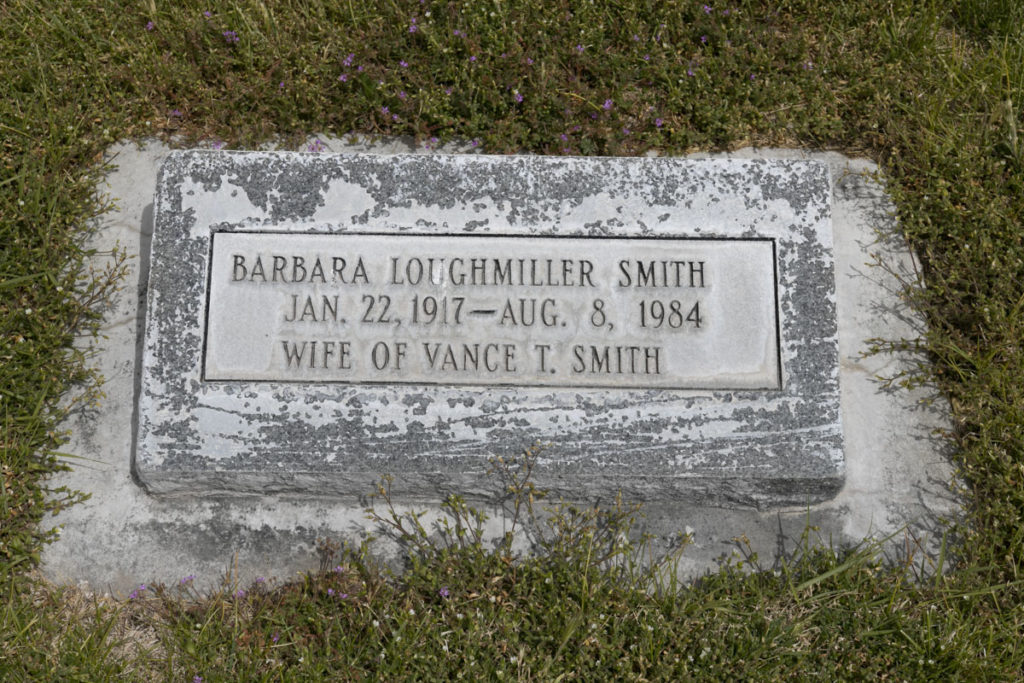 Barbara Loughmiller Smith Headstone