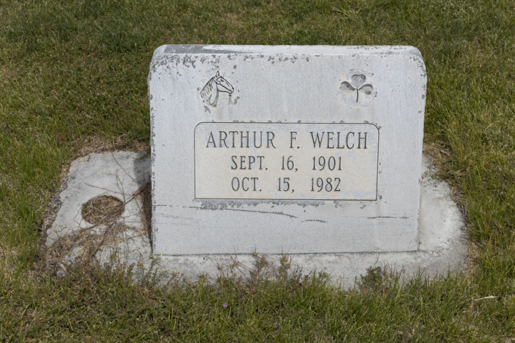 Arthur F Welch Headstone