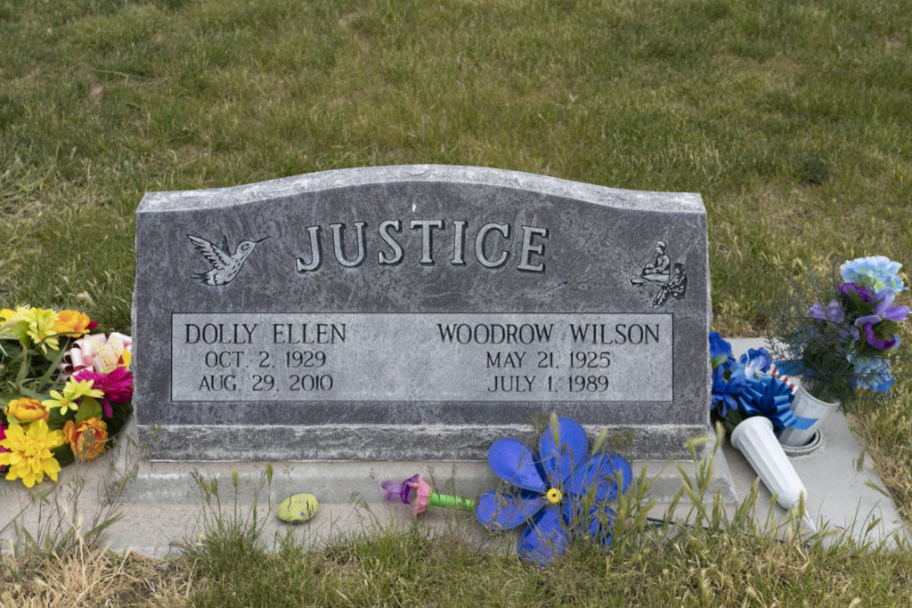 Woodrow Wilson & Dolly Ellen Justine Headstone