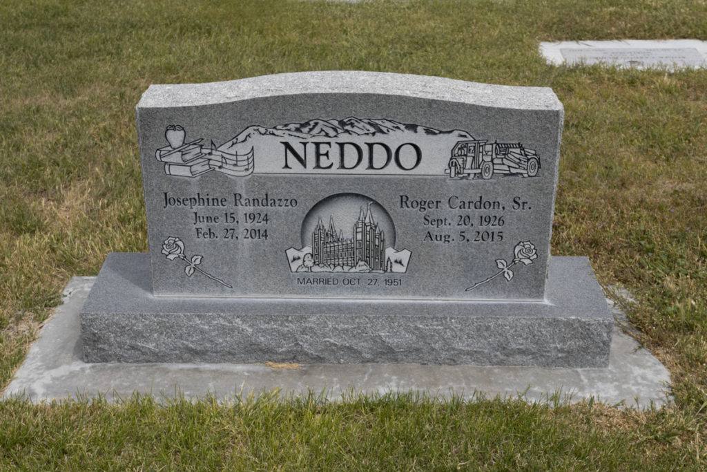 Roger Cardon & Josephine Randazzo Neddo Headstone